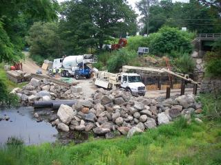 Repair to Winnicut River Dam